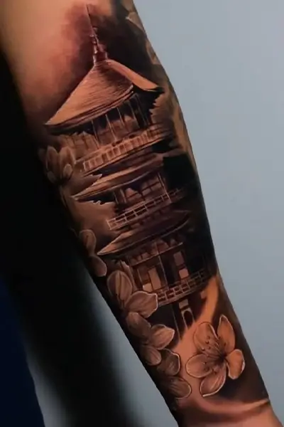 100 Amazing Tattoo Designs for Men You Must Try! 65 Ancient Ruins Tattoo