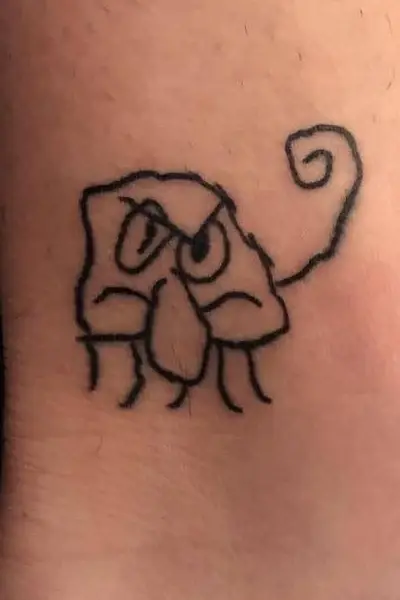 100 Amazing Tattoo Designs for Men You Must Try! 43 Angry Doodle Tattoo With Attitude