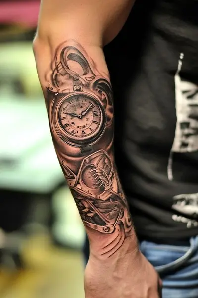 100 Amazing Tattoo Designs for Men You Must Try! 6 Biomechanical Forearm Tattoos for Men