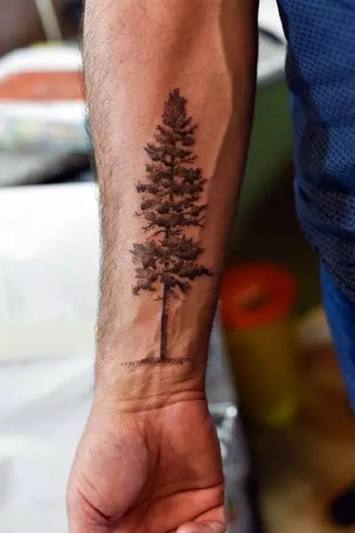 100 Amazing Tattoo Designs for Men You Must Try! 46 Burning Tree Tattoo With Rebirth