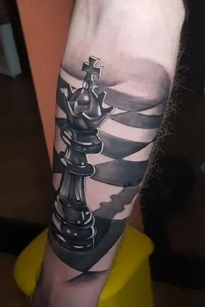 100 Amazing Tattoo Designs for Men You Must Try! 62 Chess War Tattoo