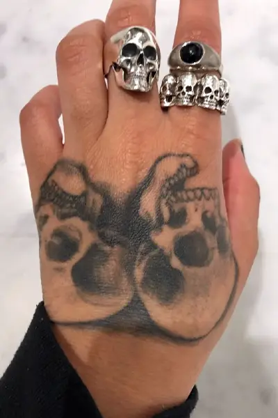 100 Amazing Tattoo Designs for Men You Must Try! 10 Gothic Skull Hand Tattoos for Men