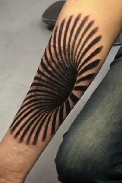 100 Amazing Tattoo Designs for Men You Must Try! 66 Infinity Hole Tattoo