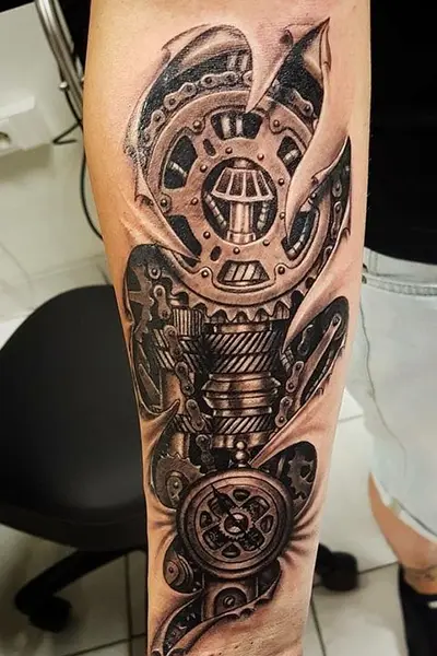 100 Amazing Tattoo Designs for Men You Must Try! 12 Mechanical Octopus Tattoo