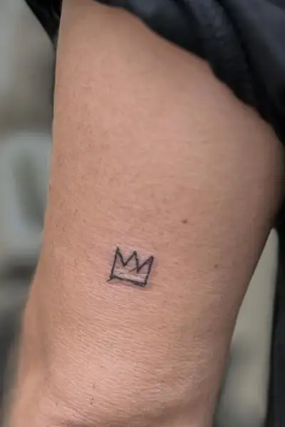 100 Amazing Tattoo Designs for Men You Must Try! 35 Minimal Crown Tattoo With Meaning