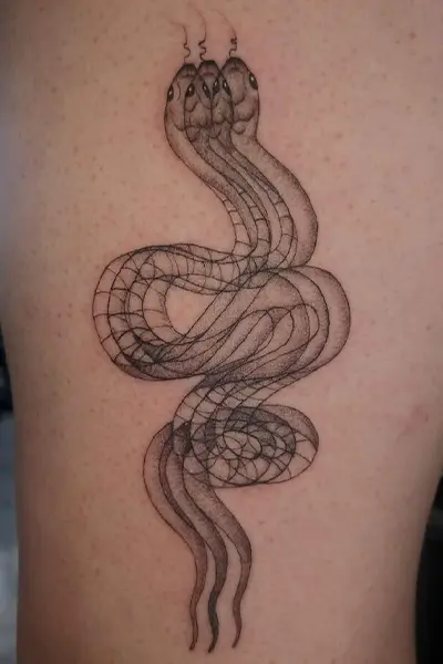 100 Amazing Tattoo Designs for Men You Must Try! 82 Optical Illusion Snake Tattoo