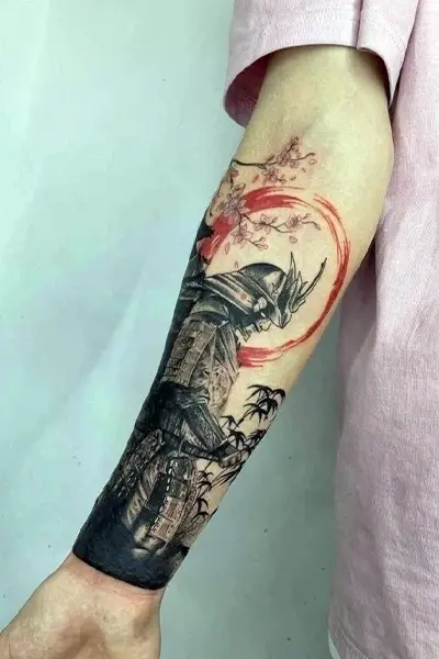 100 Amazing Tattoo Designs for Men You Must Try! 47 Samurai Katana Tattoo With Honor