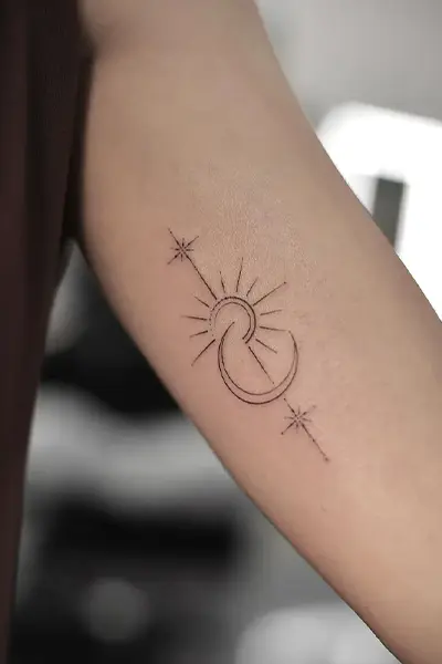 100 Amazing Tattoo Designs for Men You Must Try! 88 Sun and Moon Tattoo