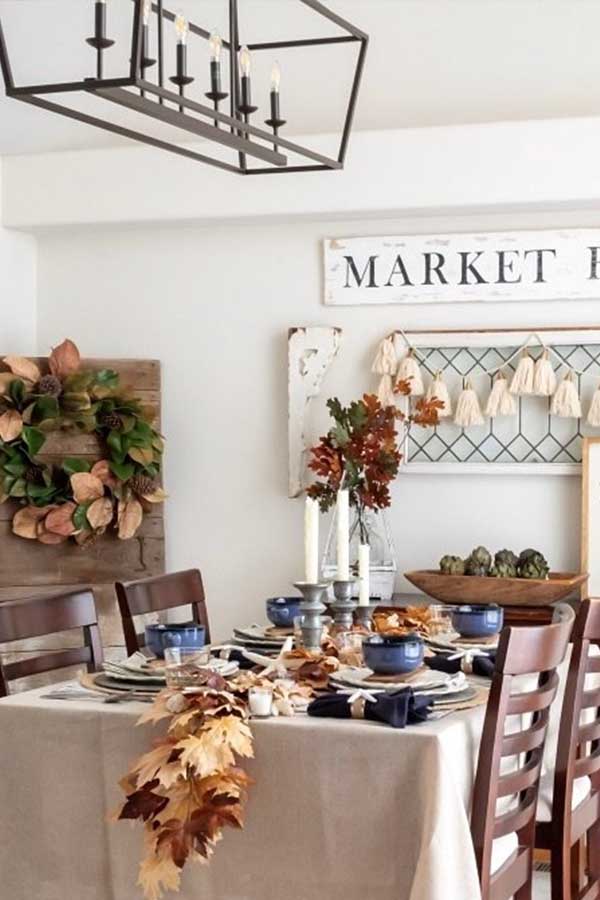 36 Stunning Summer Decorating Ideas to Refresh Your Home for 2025 19 Autumn Farmhouse Dining Ideas
