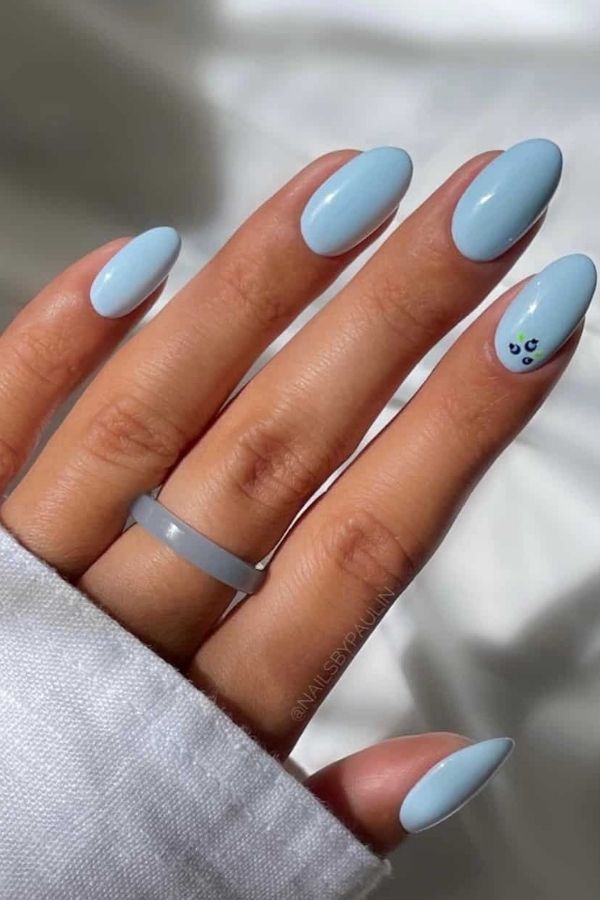 43 Trending Short Summer Nails Designs You Can’t Miss But Replicate 42 Blueberry Small Nails
