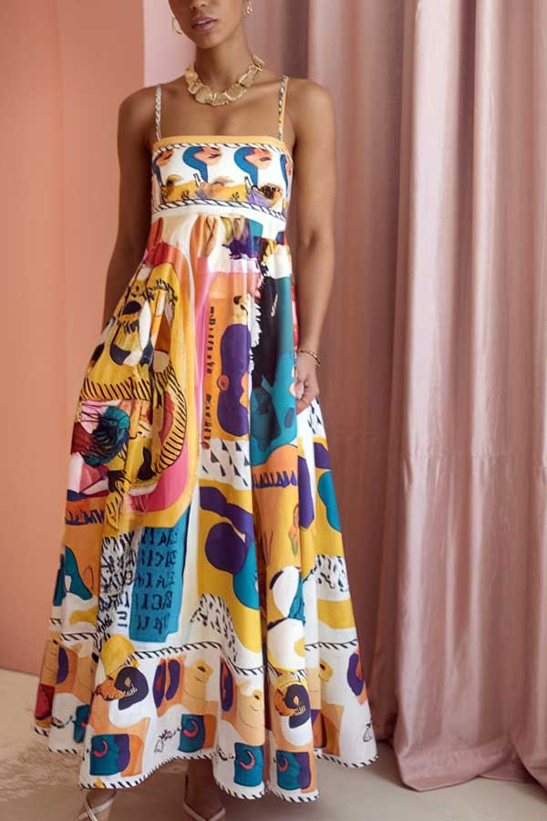 34 Summer Style Trends for 2025 You’ll Want to Wear 28 Bold Print Maxi Dress Look