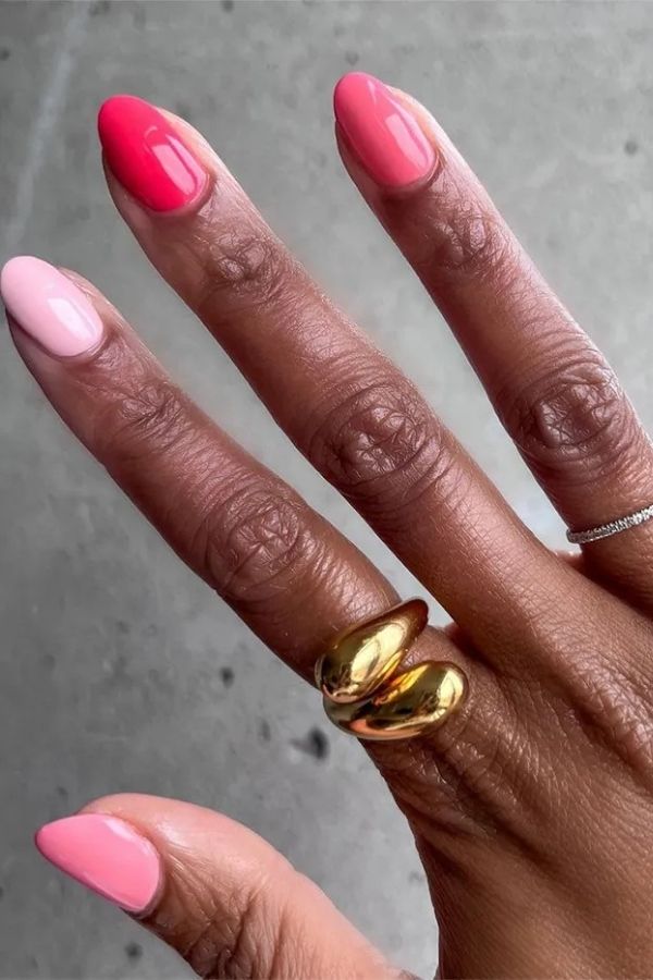 Bright Ombré Nail Colors