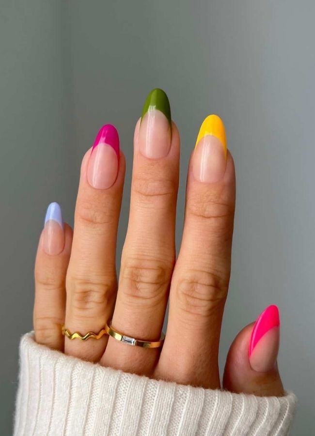 48 Super Trendy French Tip Nails and Manicure Designs You Will Instantly Love 12 Bright Summer French Tips You’ll Love