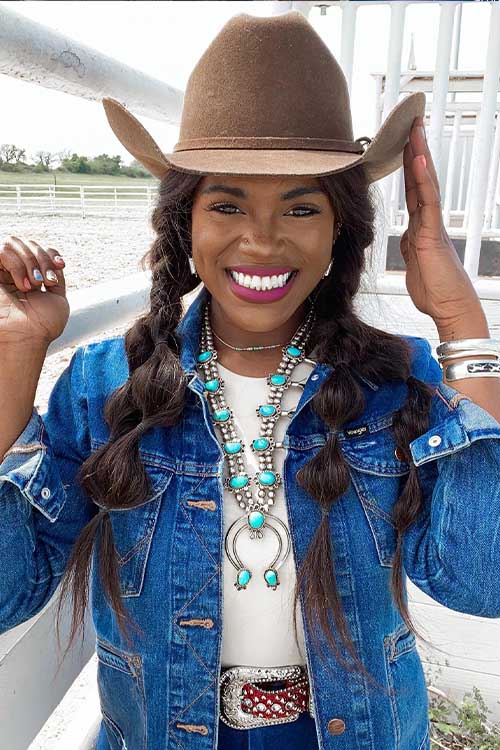 30 Black Cowgirl Outfits for Black Women That Redefine Western Style 8 Classic Denim Cowgirl Charm