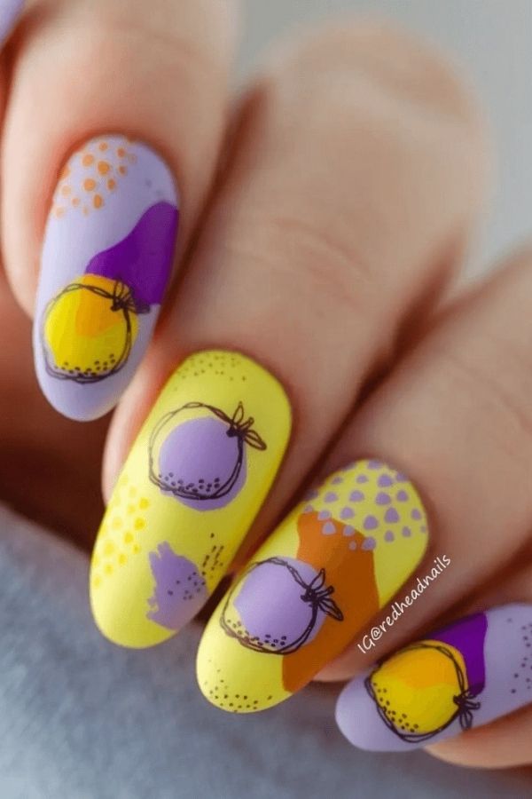 29 Juicy Fruit Nail Designs to Sweeten Your Summer Look 15 Cool Lemonade Nail Art