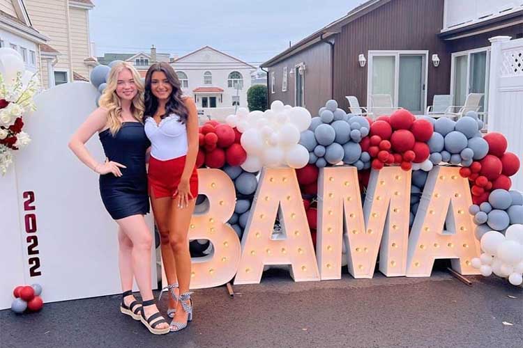 23 Picture-Perfect Graduation Party Backdrop Ideas That Will Wow Your Guests 3 Custom College Grad Sign With Lights