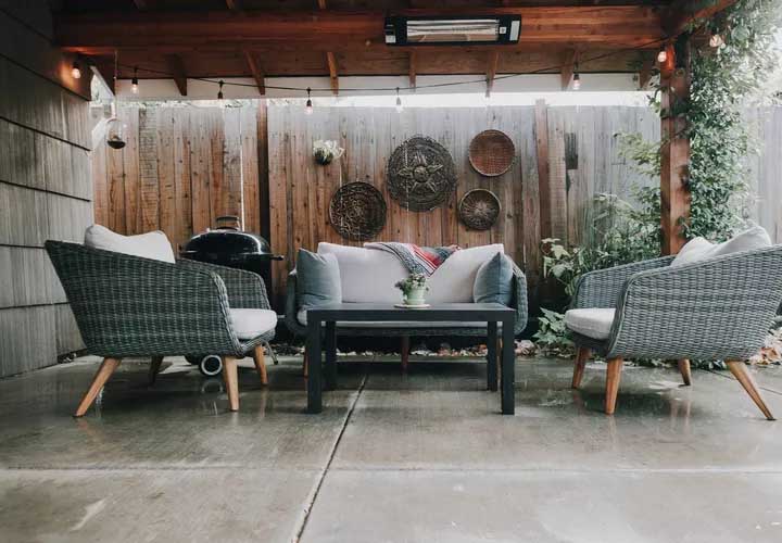 44 Back Patio Ideas on a Budget to Transform Small Outdoor Spaces 39 Decorate the Fence