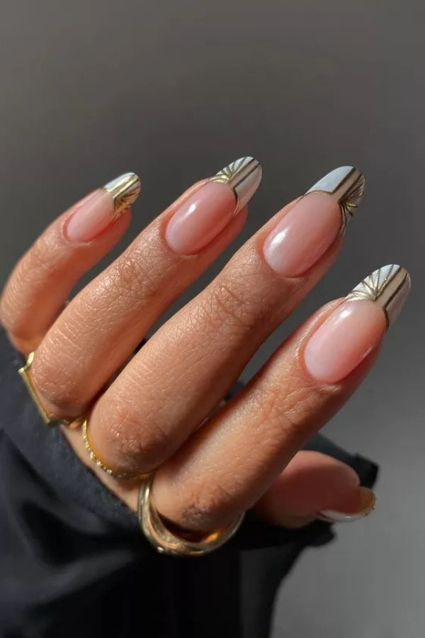 34 Most Stunning Deco Nails Art to Try Right Now 21 Elegant Deco Mani Art