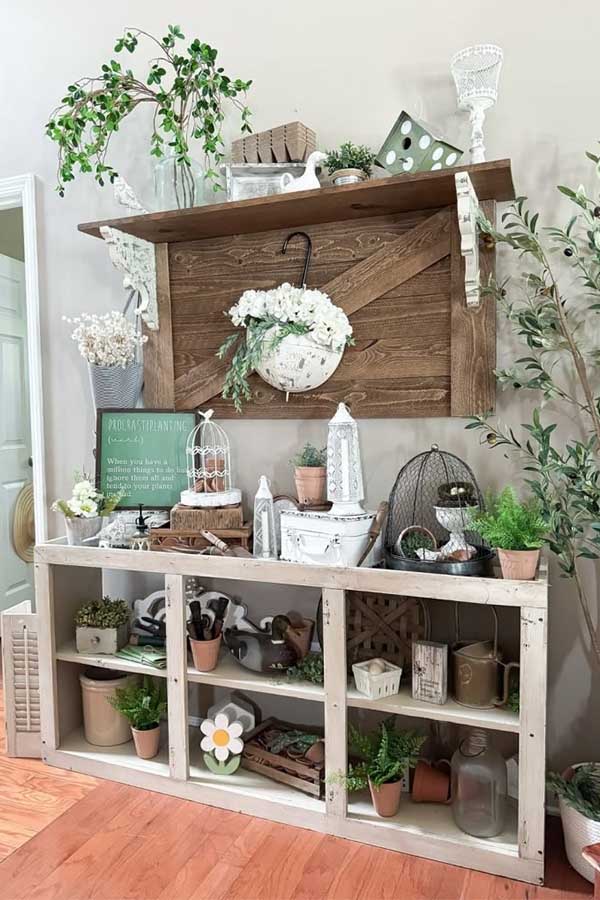 36 Stunning Summer Decorating Ideas to Refresh Your Home for 2025 1 Essential Potting Station Setup