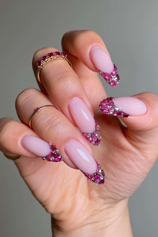 39 Elegant Summer Nails Designs To Upgrade Your Entire Look For The New Season 29 Cute Fantasy Nail Art