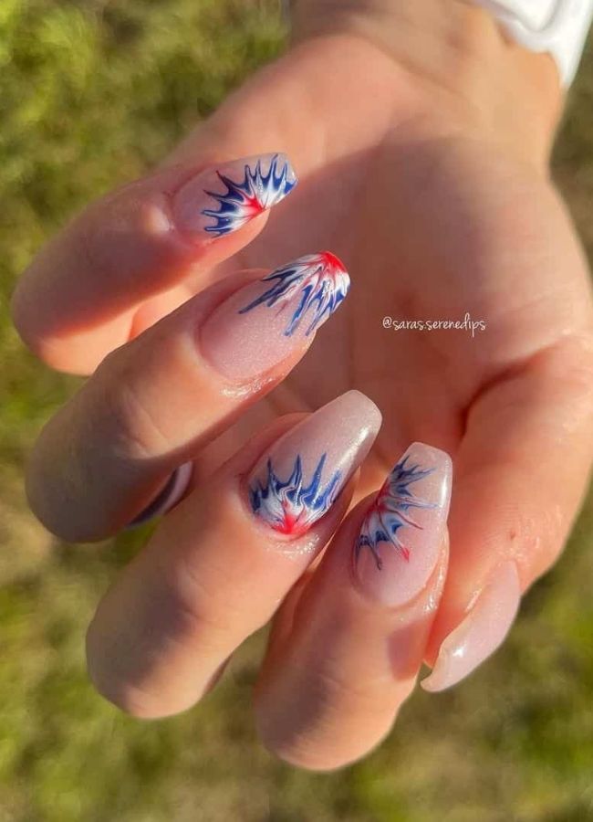 59 Elegant 4th Of July Nails Patriotic Nail Designs You Must Try on Independence Day 5 Festive July Mani Styles
