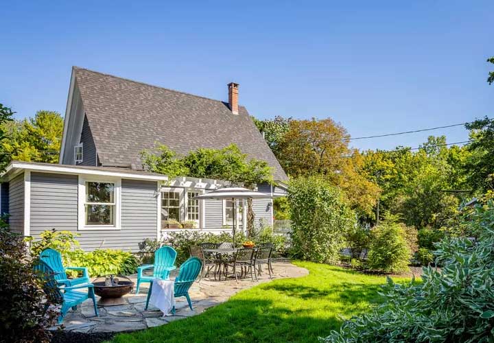44 Back Patio Ideas on a Budget to Transform Small Outdoor Spaces 11 Give Patio Chairs a Fresh Color