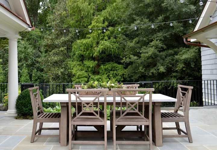 44 Back Patio Ideas on a Budget to Transform Small Outdoor Spaces 4 Hang String Lights for Instant Charm