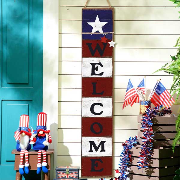 July 4th Porch Sign