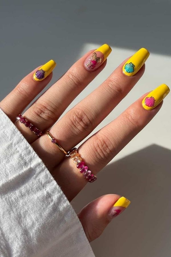 39 Elegant Summer Nails Designs To Upgrade Your Entire Look For The New Season 16 Miami Beach Nails Design