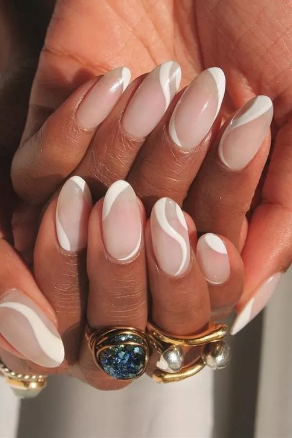 47 Cute Graduation Nail Ideas Mani Designs To Instantly Elevate Your Graduation Look 47 Milky Graduation Day Nails