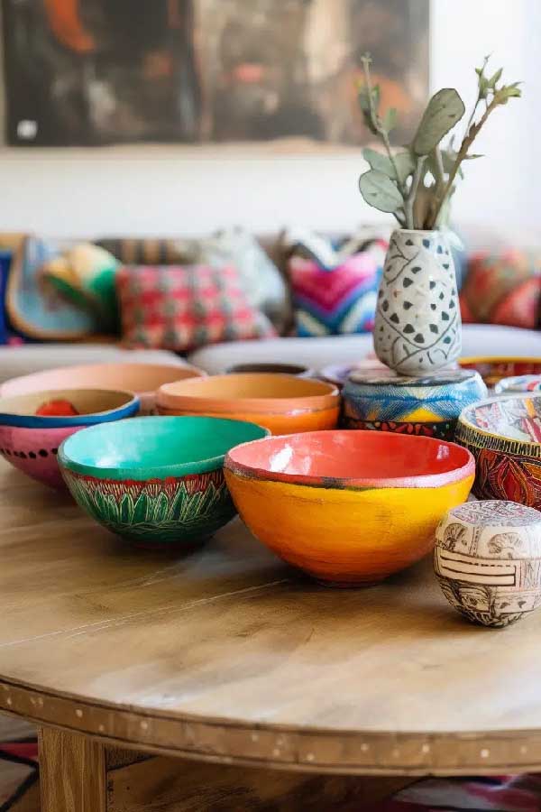 31+ Boho Living Room Ideas That Effortlessly Blend Comfort and Chic Vibes 18 Natural Bowls for Everyday Use