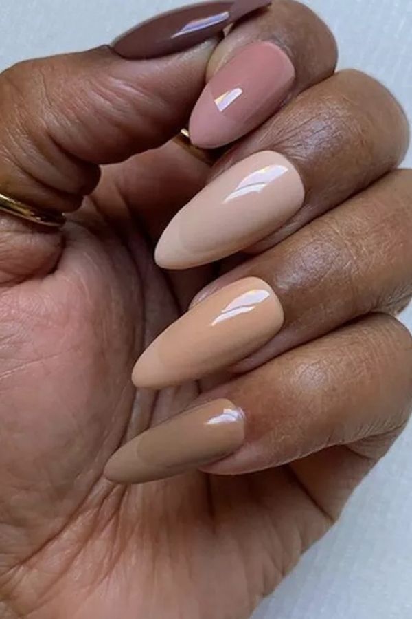 39 Elegant Summer Nails Designs To Upgrade Your Entire Look For The New Season 25 Nude Gradient Fingernails Designs