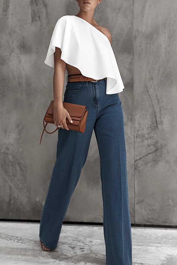 34 Summer Style Trends for 2025 You’ll Want to Wear 13 One-Shoulder Blouse and Denim