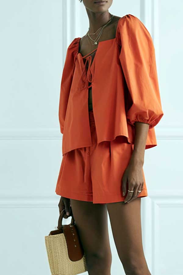 34 Summer Style Trends for 2025 You’ll Want to Wear 21 Orange Co-Ord Set Style