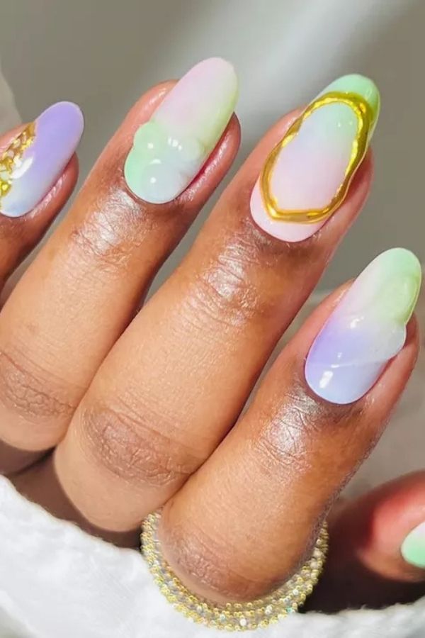 39 Elegant Summer Nails Designs To Upgrade Your Entire Look For The New Season 6 Playful Embellished Nails Designs