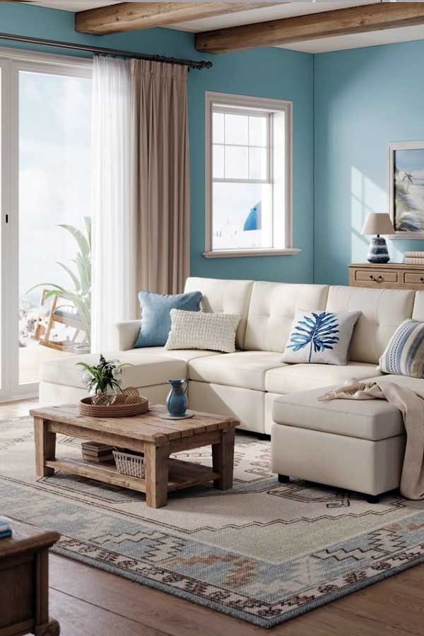 36 Stunning Summer Decorating Ideas to Refresh Your Home for 2025 18 Relaxed Coastal Aesthetic
