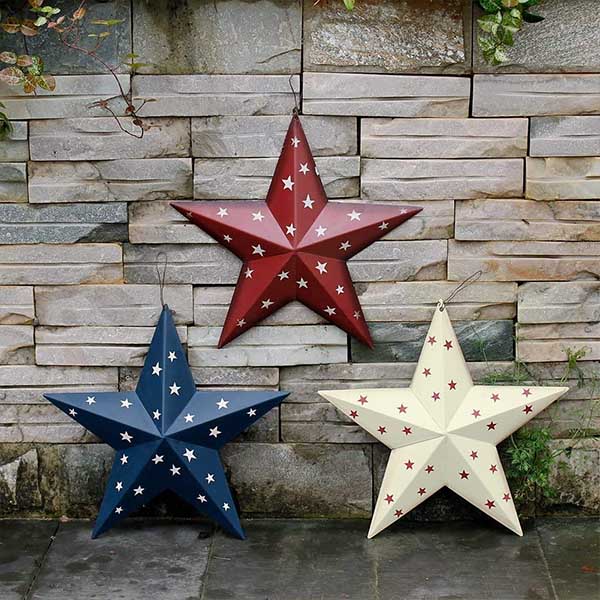 Rustic Stars Wall Banner