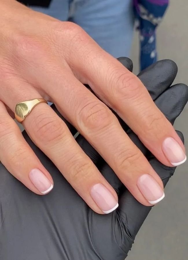 48 Super Trendy French Tip Nails and Manicure Designs You Will Instantly Love 32 Short French Tips Nails