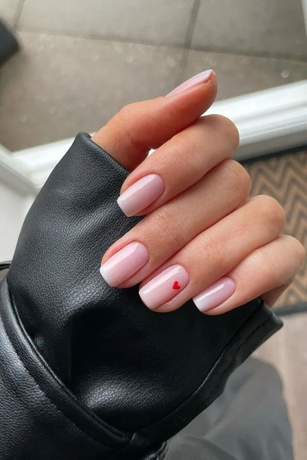 43 Trending Short Summer Nails Designs You Can’t Miss But Replicate 14 Simple Tiny Heart Nail