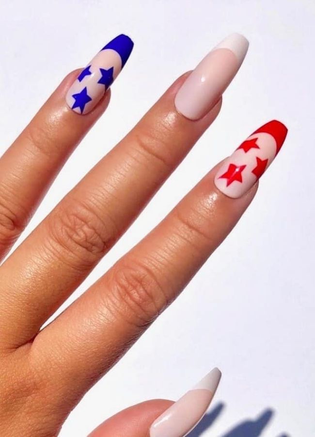 59 Elegant 4th Of July Nails Patriotic Nail Designs You Must Try on Independence Day 40 Sparks Fly with Festive Nail Art