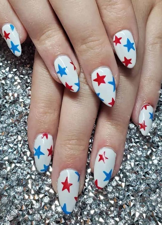 59 Elegant 4th Of July Nails Patriotic Nail Designs You Must Try on Independence Day 20 Star-Studded Fourth of July Manicure Ideas