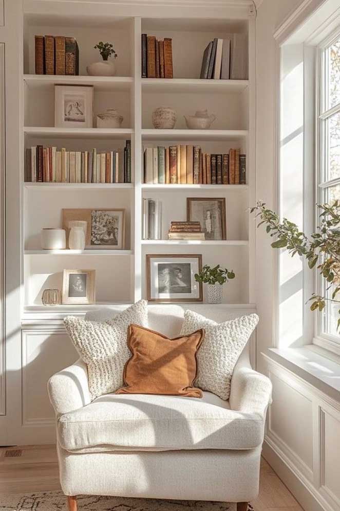 47 Dream Apartment Decor Ideas to Make You Feel Like Home 30 Style with Stacks of Books