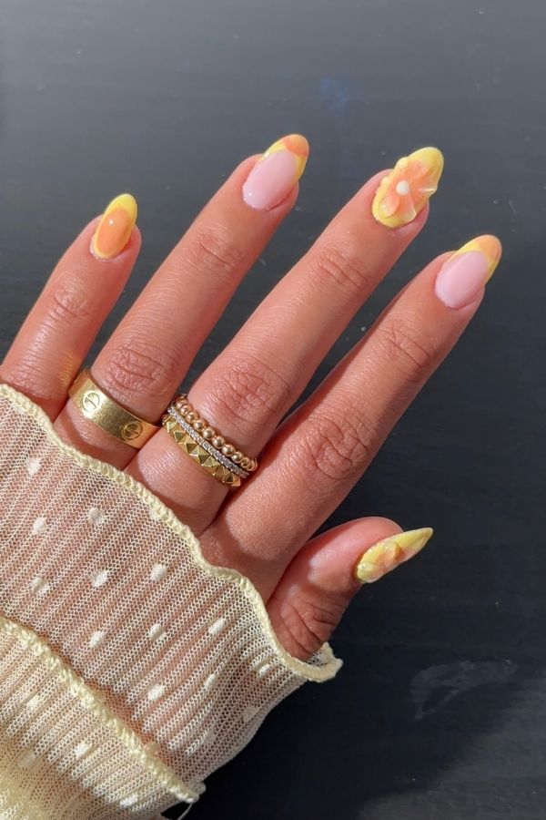 39 Elegant Summer Nails Designs To Upgrade Your Entire Look For The New Season 1 Summer Flower Nails