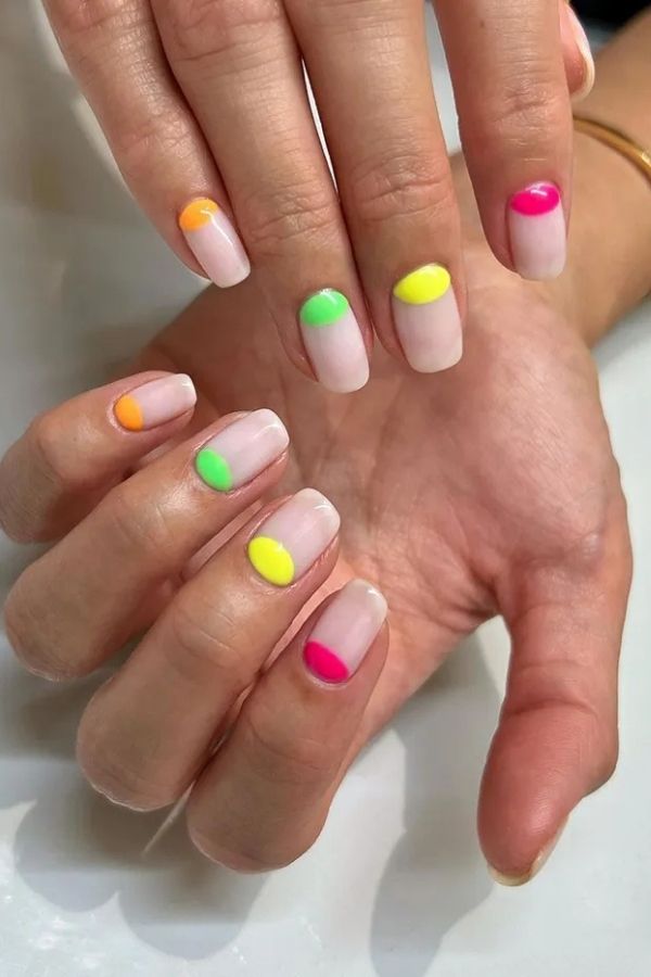 Super-Bright Neon Nails