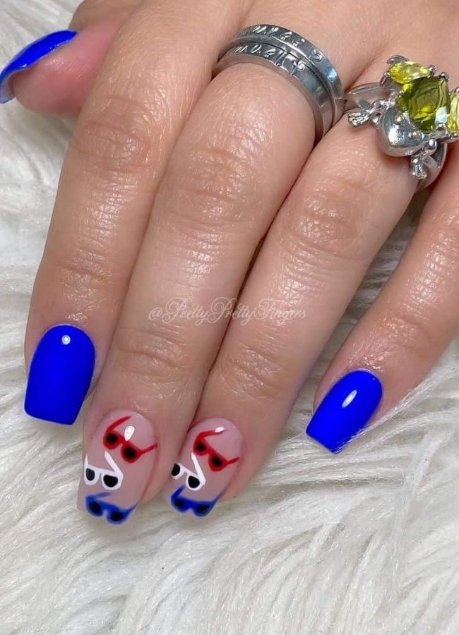 59 Elegant 4th Of July Nails Patriotic Nail Designs You Must Try on Independence Day 45 Super-Trendy Fourth of July Nails