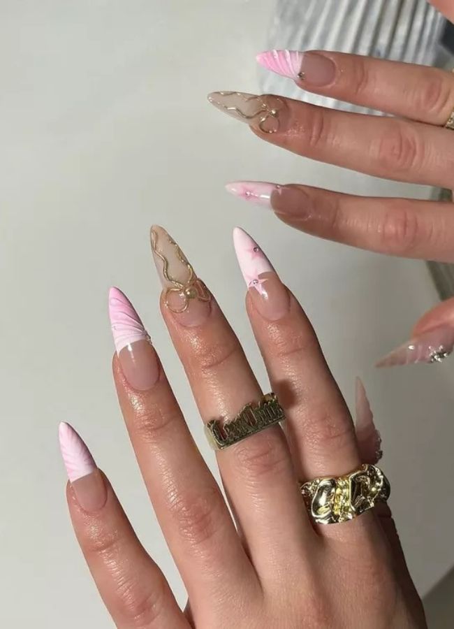 48 Super Trendy French Tip Nails and Manicure Designs You Will Instantly Love 9 Sweet Pastel Pink French Tips