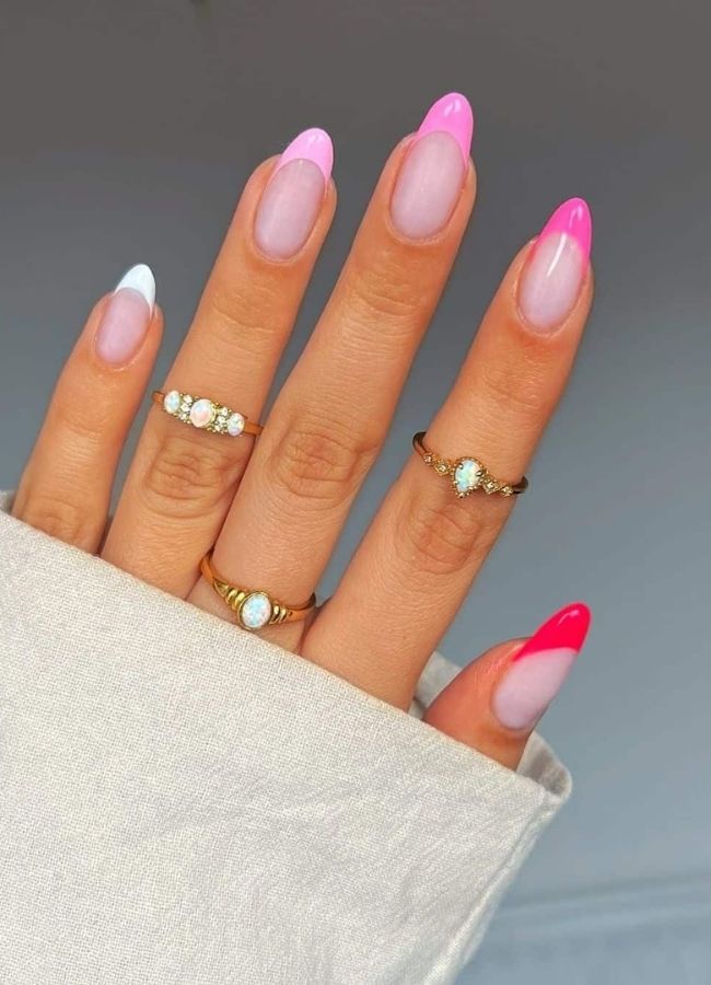 48 Super Trendy French Tip Nails and Manicure Designs You Will Instantly Love 7 Trendy Pink Tipped French Manicure