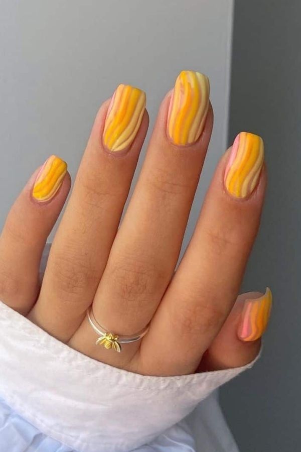 43 Trending Short Summer Nails Designs You Can’t Miss But Replicate 38 Tropical Colored Nails