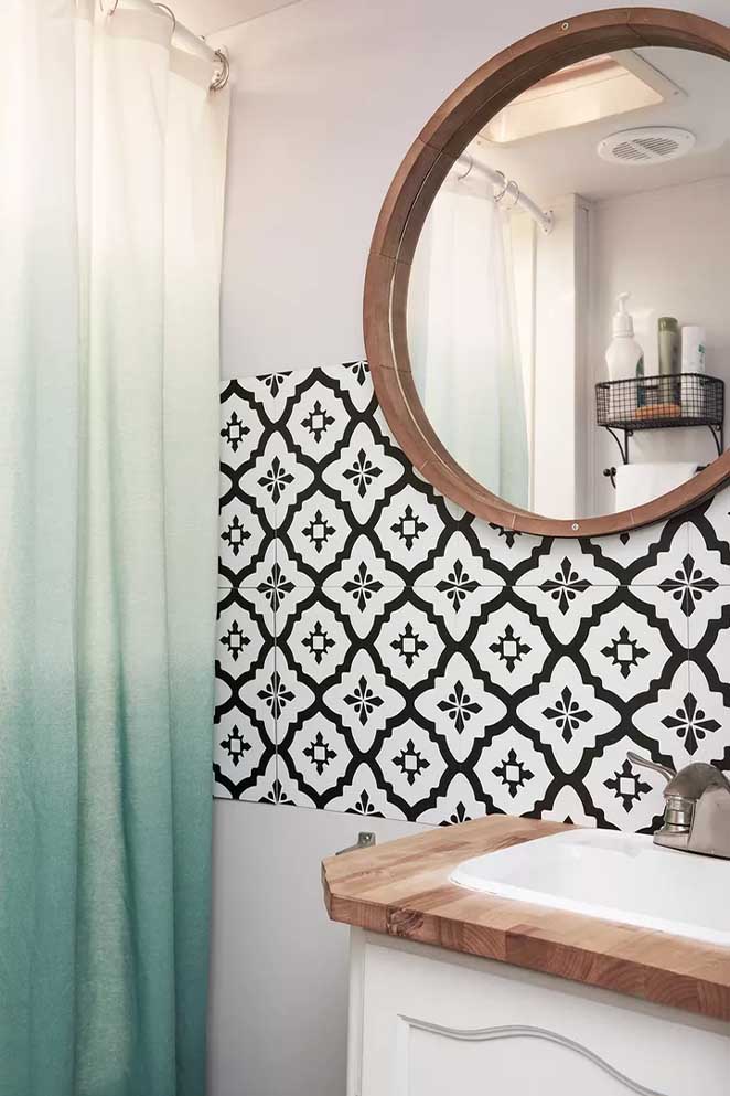 47 Dream Apartment Decor Ideas to Make You Feel Like Home 10 Try Peel-and-Stick Tiles