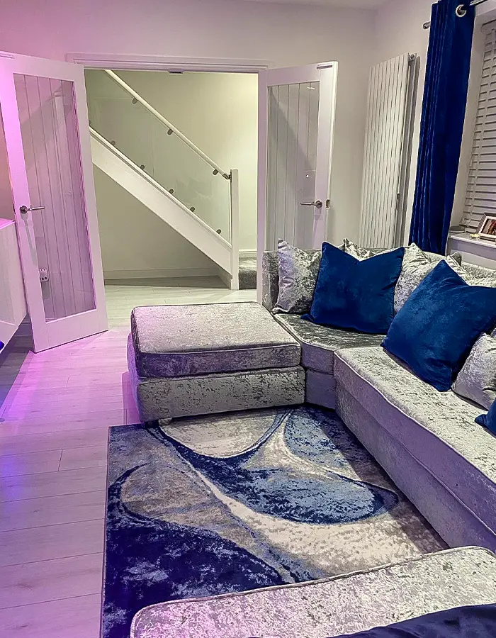 48 Blue Grey Living Room Ideas with Style and Calm 5 Adding Blue to a Neutral Base